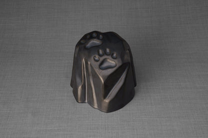 Paw Print Memorial Bundle - 4 Pieces - Portrait | Urn | Nameplate Holder | Scented Candle - Pulvis Art Urns