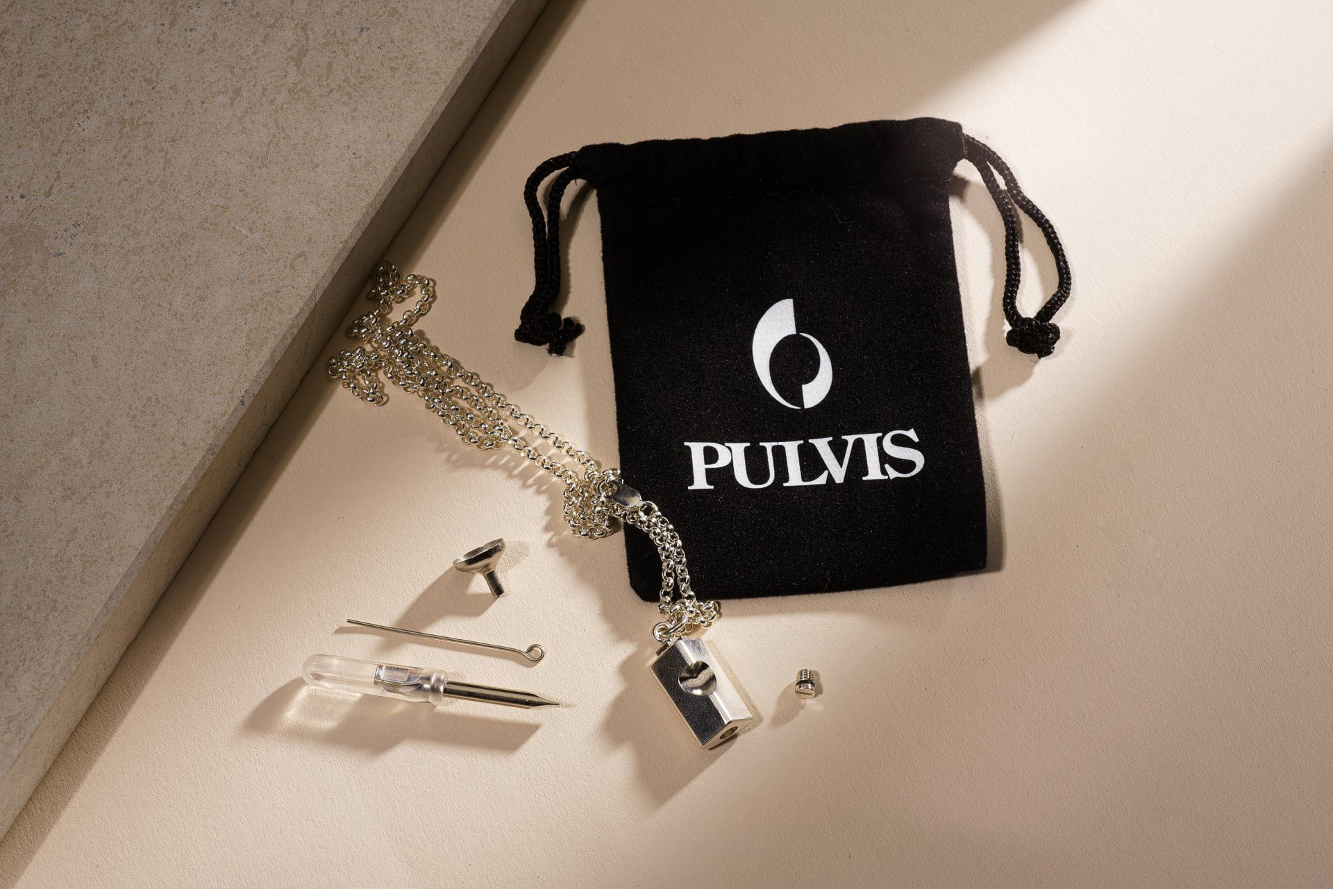 Memorial Cremation Necklace – Heart | Silver | Handmade Cremation Jewelry - Pulvis Art Urns