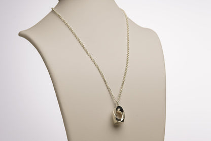 Memorial Cremation Necklace – The Passage | Silver | Handmade Cremation Jewelry - Pulvis Art Urns