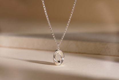 Memorial Cremation Necklace – The Passage | Silver | Handmade Cremation Jewelry - Pulvis Art Urns