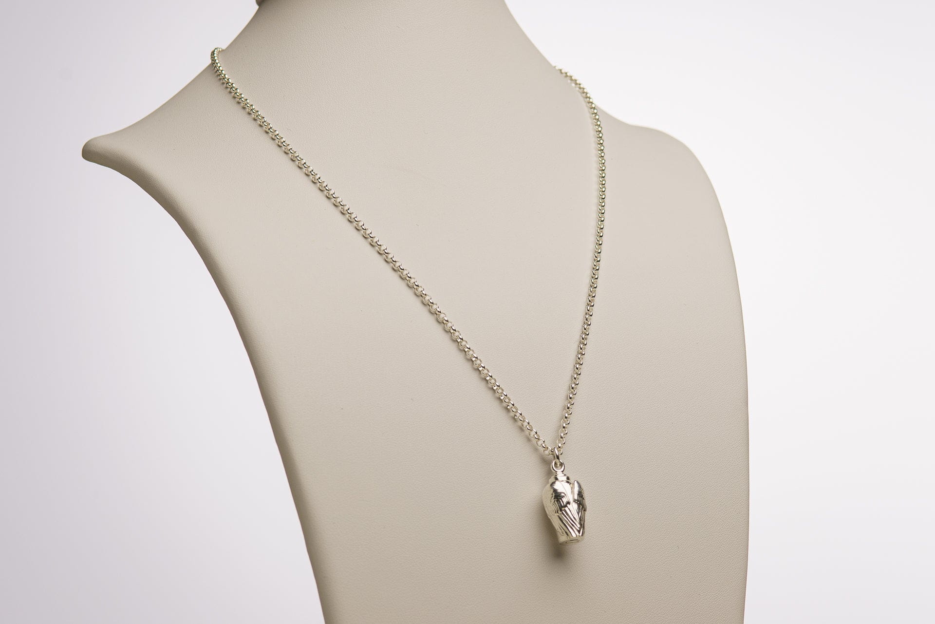 Memorial Cremation Necklace – Wings | Silver | Handmade Cremation Jewelry - Pulvis Art Urns