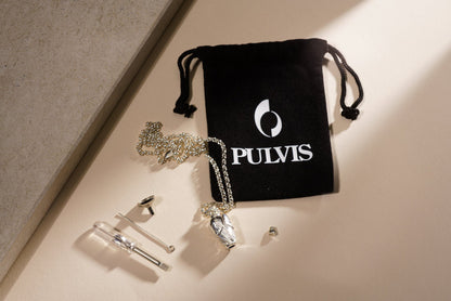 Memorial Cremation Necklace – Wings | Silver | Handmade Cremation Jewelry - Pulvis Art Urns