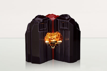 Handmade Companion Urn for Ashes "Heart" - Large | Ceramic Double Urn - Pulvis Art Urns