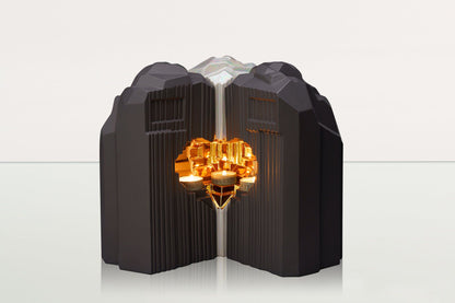 Handmade Companion Urn for Ashes "Heart" - Large | Ceramic Double Urn - Pulvis Art Urns