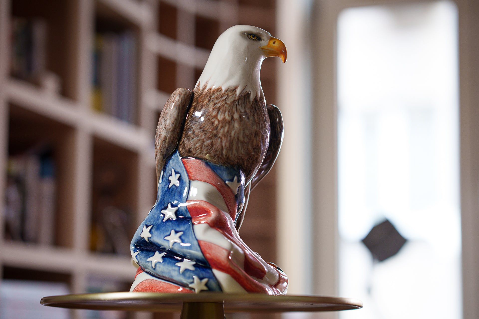 Handmade Decorated Cremation Memorial - Aquilae | Ceramic Urn - Pulvis Art Urns