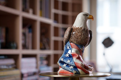 Handmade Decorated Cremation Memorial - Aquilae | Ceramic Urn - Pulvis Art Urns