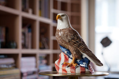 Handmade Decorated Cremation Memorial - Aquilae | Ceramic Urn - Pulvis Art Urns