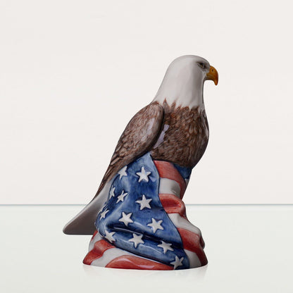 Handmade Decorated Cremation Memorial - Aquilae | Ceramic Urn - Pulvis Art Urns