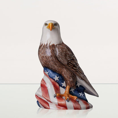 Handmade Decorated Cremation Memorial - Aquilae | Ceramic Urn - Pulvis Art Urns