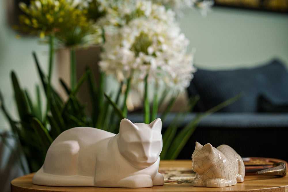Pulvis Art Urns Mini "Cat" Memorial Bundle - 4 pcs. | Handmade