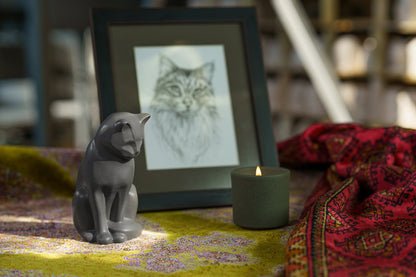 Mini Neko Bundle - 4 Pieces - Portrait | Urn | Nameplate Holder | Scented Candle - Pulvis Art Urns