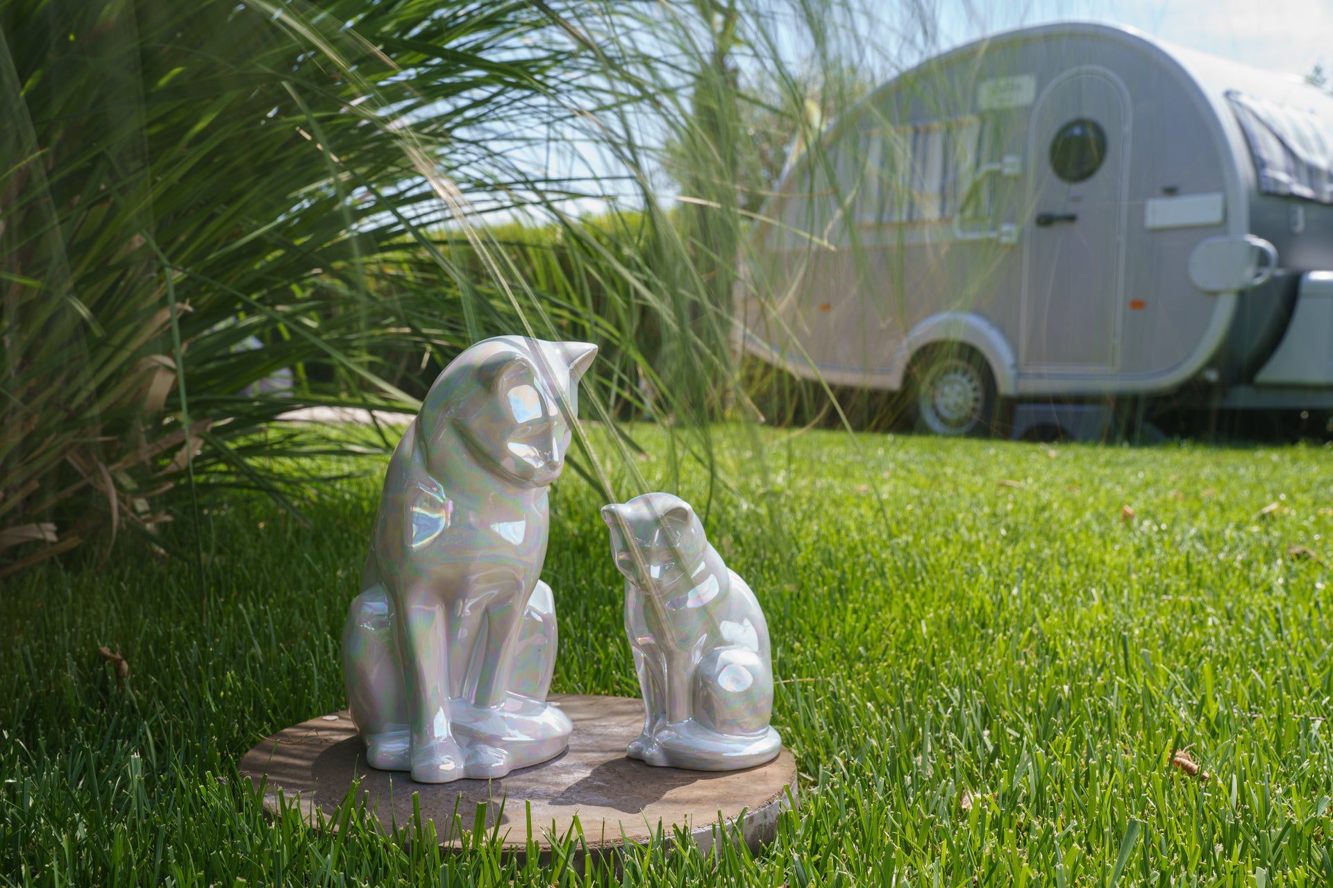 Pulvis Art Urns "Mini Neko" Pet Memorial Bundle - 4 pcs. | Handmade