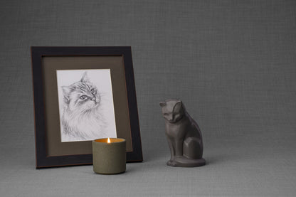 Mini Neko Bundle - 4 Pieces - Portrait | Urn | Nameplate Holder | Scented Candle - Pulvis Art Urns