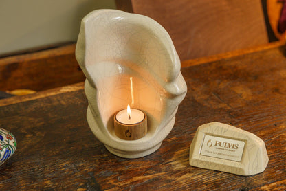 Memorial Nameplate Holder | Ceramic | Personalizable - Pulvis Art Urns