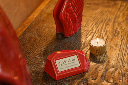 Memorial Nameplate Holder | Ceramic | Personalizable - Pulvis Art Urns