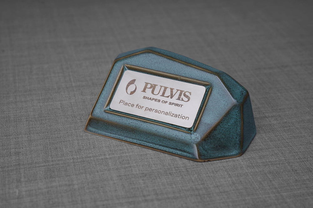 Pulvis Art Urns Name Plate Holder Memorial Name Plate Holder | Ceramic