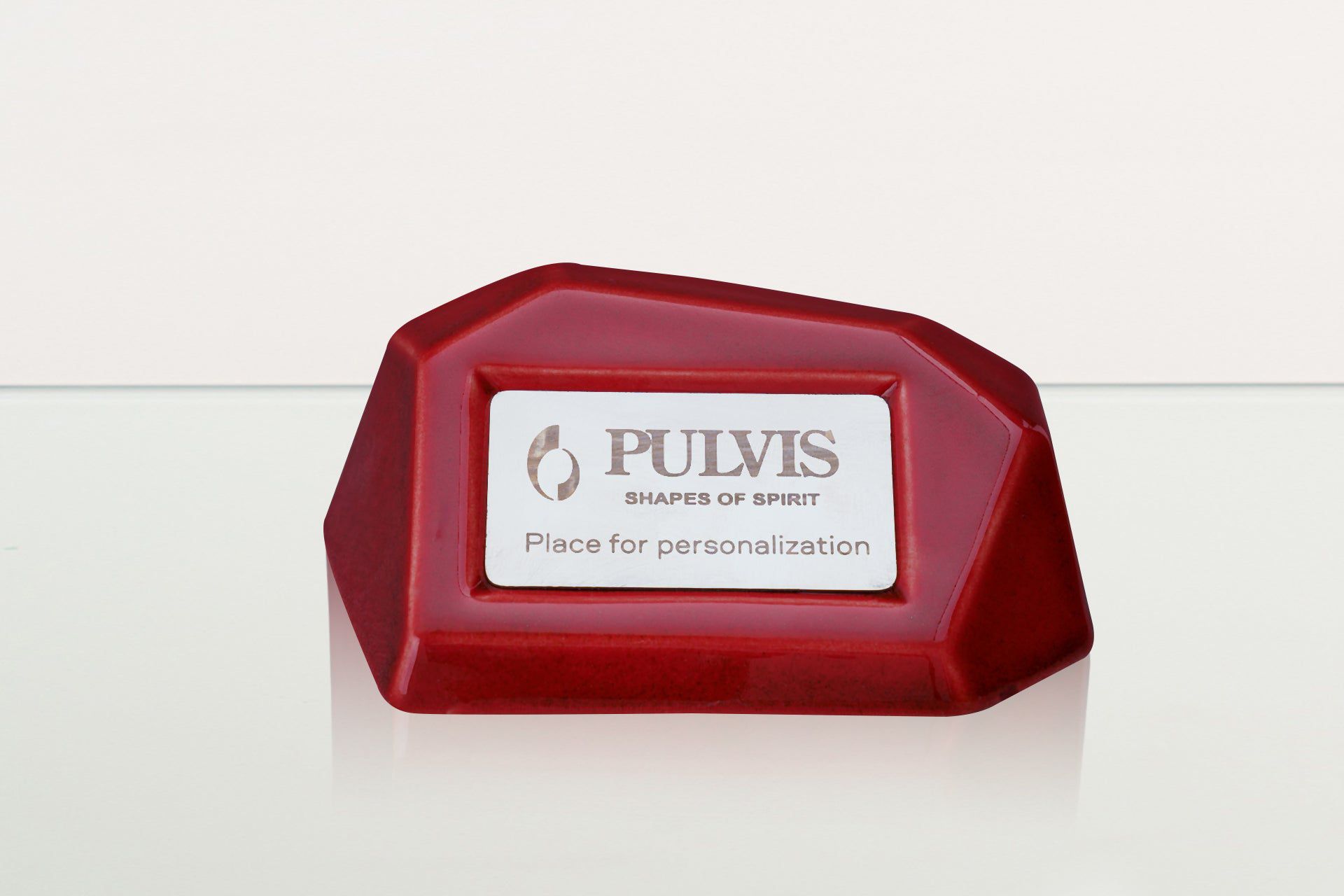 Memorial Nameplate Holder | Ceramic | Personalizable - Pulvis Art Urns