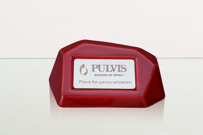 Memorial Nameplate Holder | Ceramic | Personalizable - Pulvis Art Urns