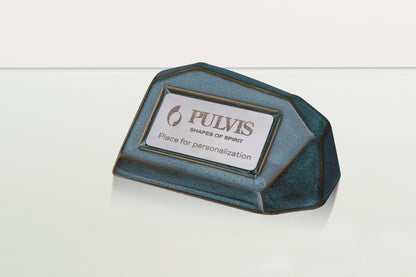 Memorial Nameplate Holder | Ceramic | Personalizable - Pulvis Art Urns