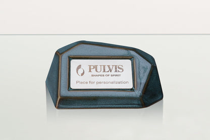 Memorial Nameplate Holder | Ceramic | Personalizable - Pulvis Art Urns
