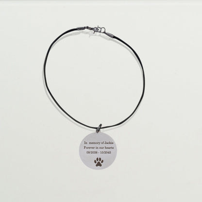 Pet Necklace for Personalization | Stainless Steel - Pulvis Art Urns