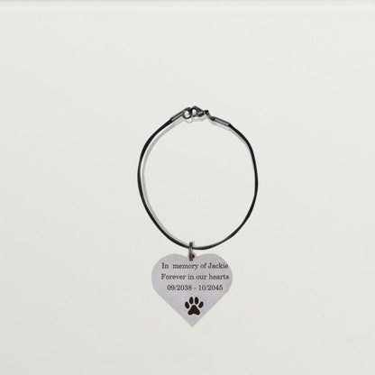 Pet Necklace for Personalization | Stainless Steel - Pulvis Art Urns