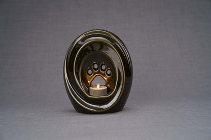 Paw Memorial Bundle - 4 Pieces - Portrait | Urn | Nameplate Holder | Scented Candle - Pulvis Art Urns