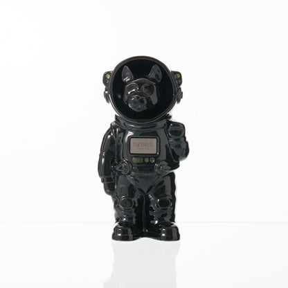 Pulvis Art Urns Pet Cremation Urn Black / Black / Yes (+$50) Customizable Pet Cremation Urn - Dog | Ceramic Handmade Figure
