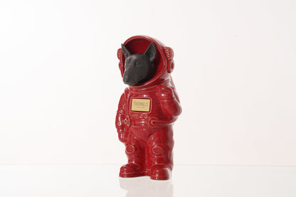 Pulvis Art Urns Pet Cremation Urn Red / Gray Matte / Yes (+$50) Dog Cremation Urn Bull Terrier - Customizable Figure | Pet Urn