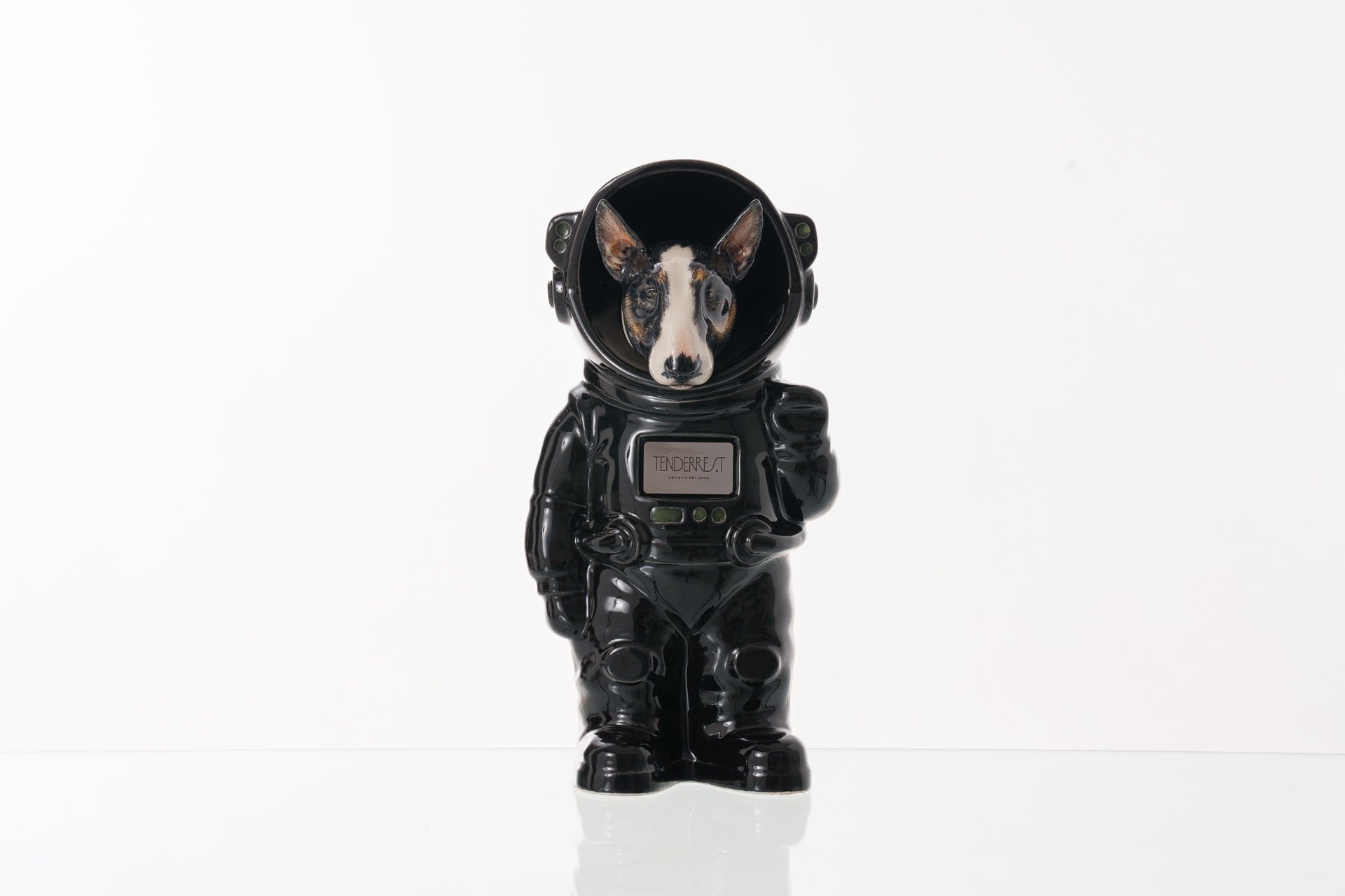 Pulvis Art Urns Pet Cremation Urn Black / CUSTOM (by photo) / Yes (+$50) Dog Cremation Urn Bull Terrier - Customizable Figure | Pet Urn