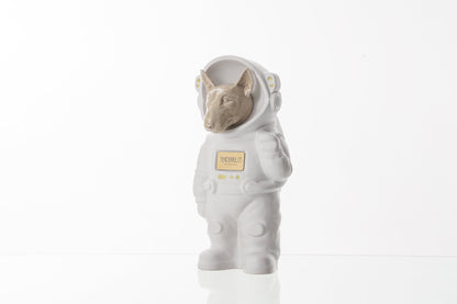 Pulvis Art Urns Pet Cremation Urn White Matte / Beige / Yes (+$50) Dog Cremation Urn Bull Terrier - Customizable Figure | Pet Urn