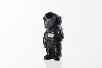 Pulvis Art Urns Pet Cremation Urn Black / Gray Matte / No Dog Cremation Urn Bull Terrier - Customizable Figure | Pet Urn