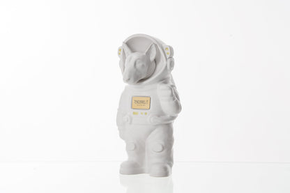 Pulvis Art Urns Pet Cremation Urn White Matte / White Matte / Yes (+$50) Dog Cremation Urn Bull Terrier - Customizable Figure | Pet Urn