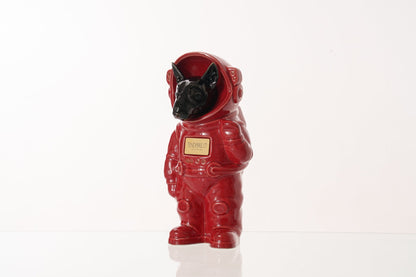 Pulvis Art Urns Pet Cremation Urn Red / Black / Yes (+$50) Dog Cremation Urn Bull Terrier - Customizable Figure | Pet Urn