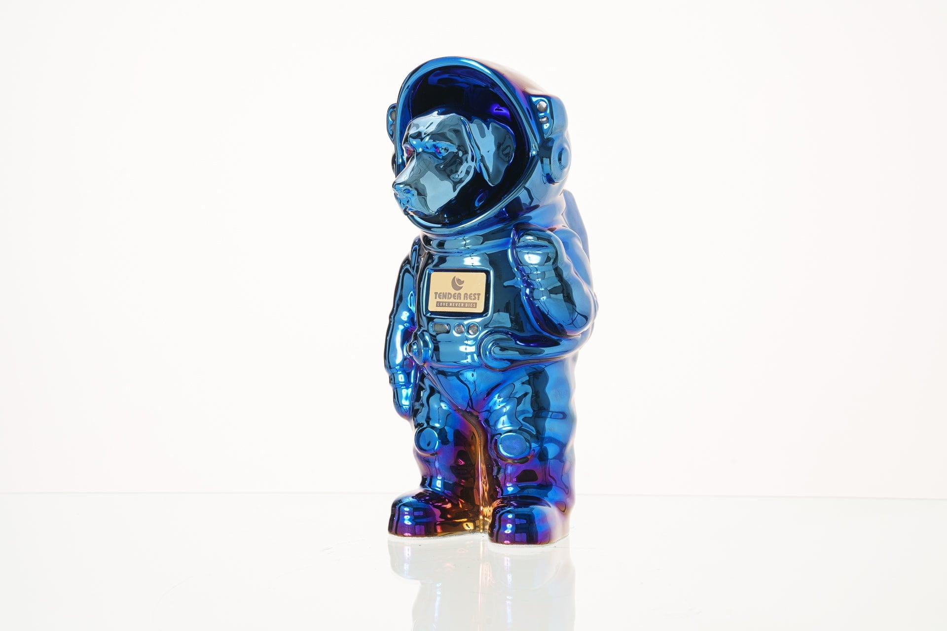 Pulvis Art Urns Pet Cremation Urn Glossy Blue / Glossy Blue / Yes (+$50) Dog Cremation Urn Labrador - Customizable Figure | Handmade Pet Urn