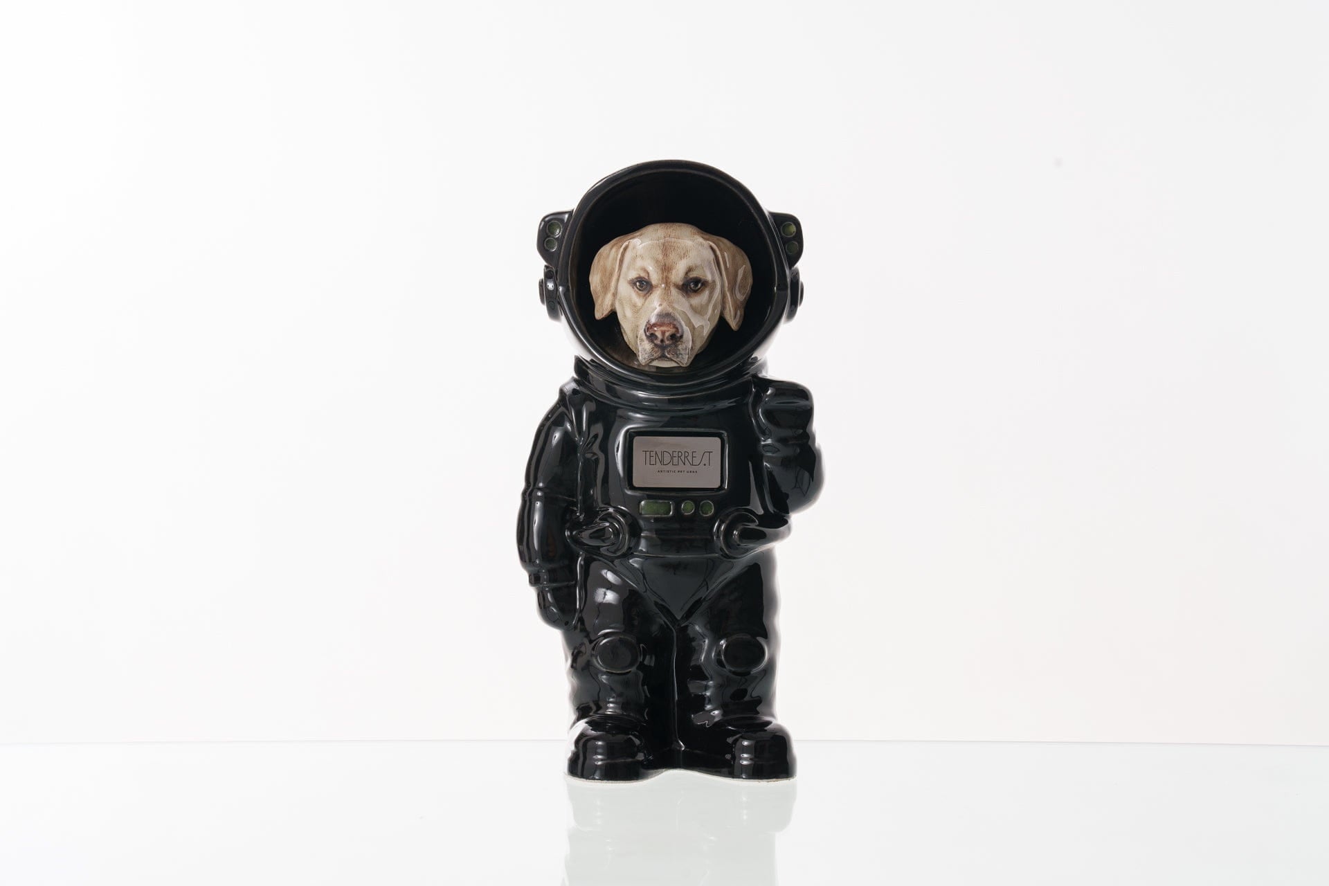 Pulvis Art Urns Pet Cremation Urn Black / CUSTOM (by photos) / Yes (+$50) Dog Cremation Urn Labrador - Customizable Figure | Handmade Pet Urn