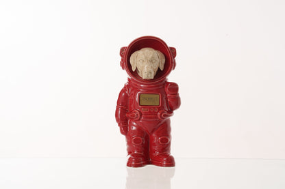 Pulvis Art Urns Pet Cremation Urn Red / Beige / Yes (+$50) Dog Cremation Urn Labrador - Customizable Figure | Handmade Pet Urn
