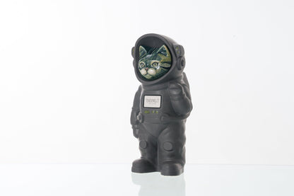 Pulvis Art Urns Pet Cremation Urn Aurora / Gray Matte / Yes (+$50) Hand Decorated Pet Urn - Cat | Ceramic Handmade Figure