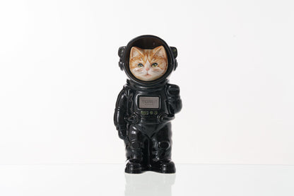 Pulvis Art Urns Pet Cremation Urn Helios / Black / Yes (+$50) Hand Decorated Pet Urn - Cat | Ceramic Handmade Figure