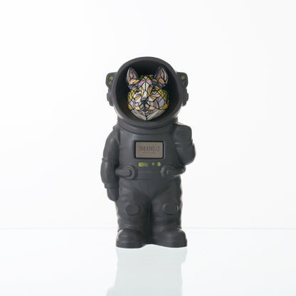 Pulvis Art Urns Pet Cremation Urn Polaris / Gray Matte / No Hand Decorated Pet Urn - Dog | Ceramic Handmade Figure
