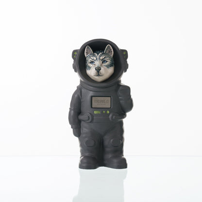 Pulvis Art Urns Pet Cremation Urn Titan / Gray Matte / Yes (+$50) Hand Decorated Pet Urn - Dog | Ceramic Handmade Figure