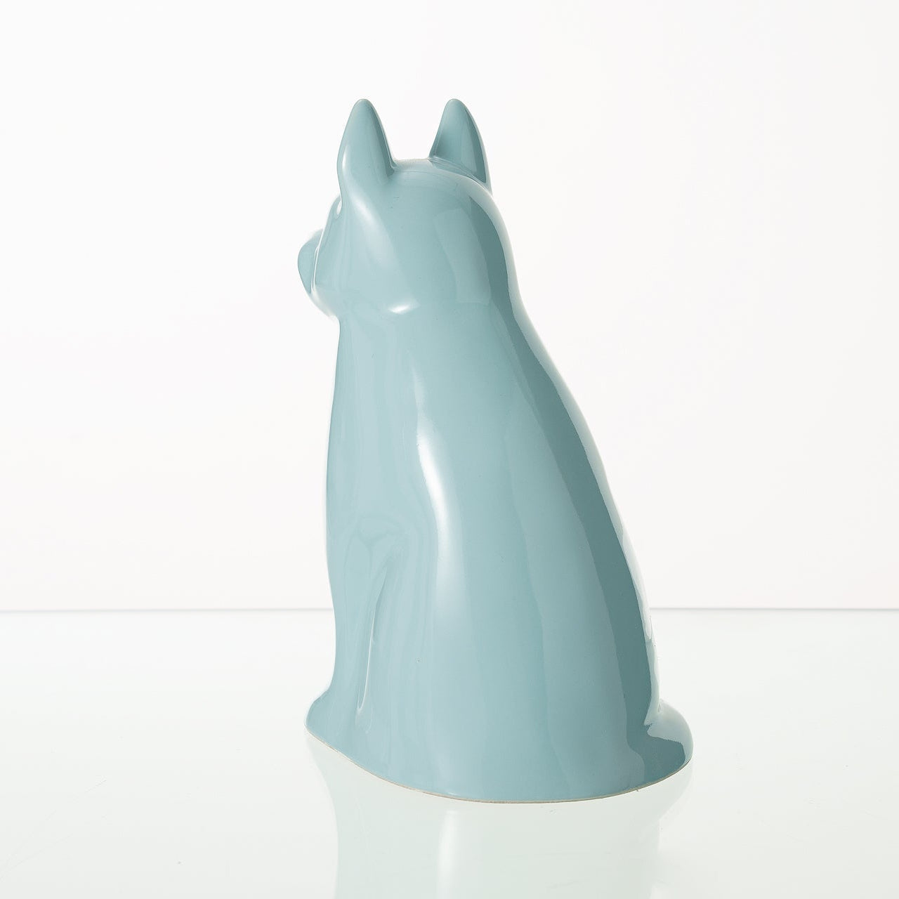 "Barkley" Pet Urn for Dog - Baby Blue | Ceramic | Handmade - Pulvis Art Urns