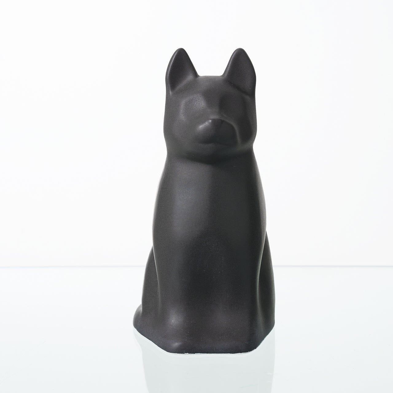 "Barkley" Pet Urn for Dog - Grey Matte | Ceramic | Handmade - Pulvis Art Urns