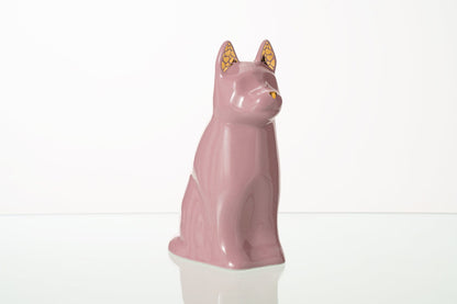 "Barkley" Pet Urn for Dog - Pink | Ceramic | Handmade - Pulvis Art Urns
