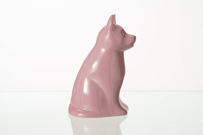 "Barkley" Pet Urn for Dog - Pink | Ceramic | Handmade - Pulvis Art Urns