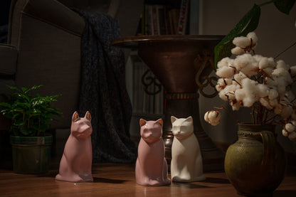 "Barkley" Pet Urn for Dog - Pink | Ceramic | Handmade - Pulvis Art Urns