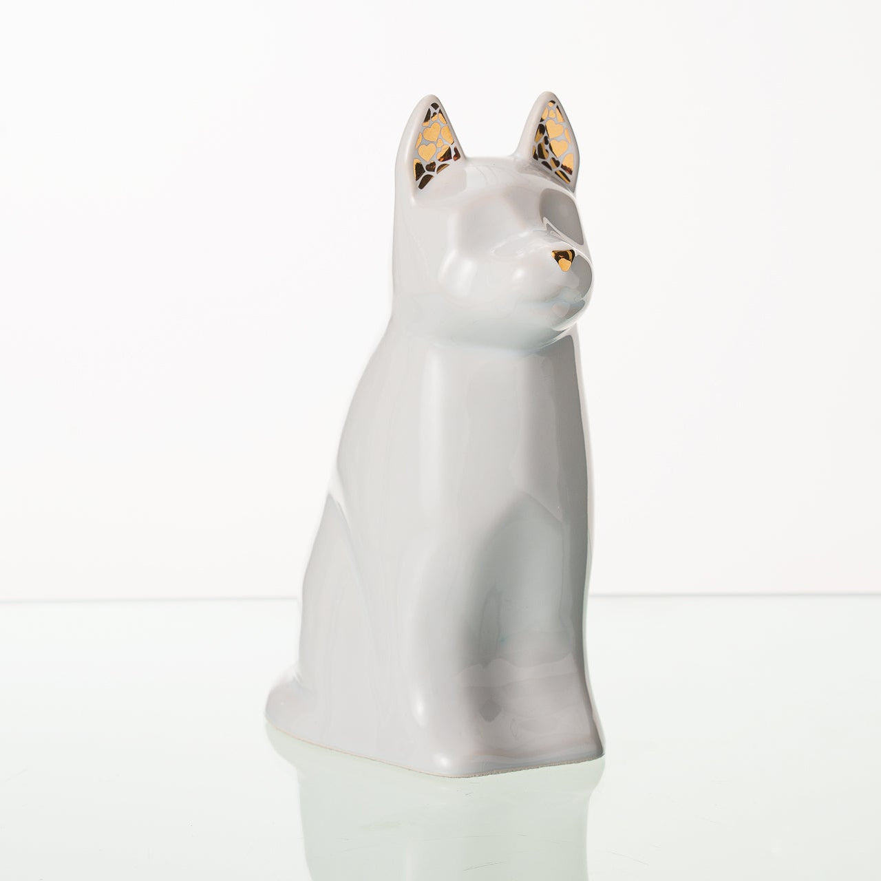 "Barkley" Pet Urn for Dog - White | Ceramic | Handmade - Pulvis Art Urns
