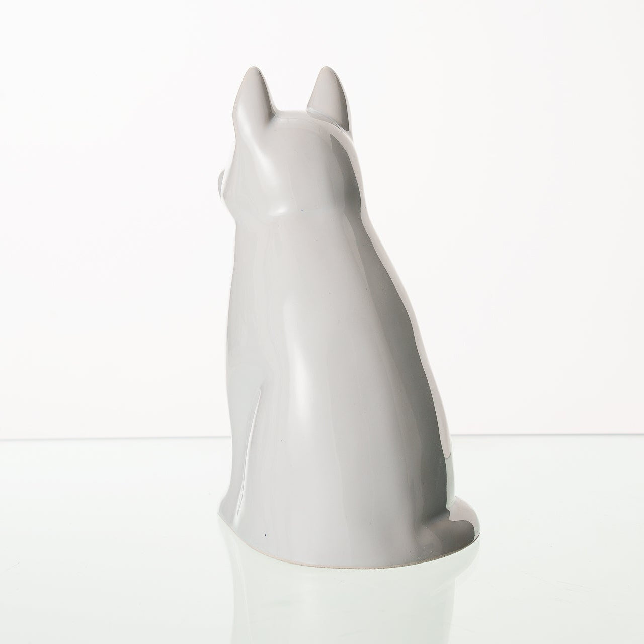 "Barkley" Pet Urn for Dog - White | Ceramic | Handmade - Pulvis Art Urns