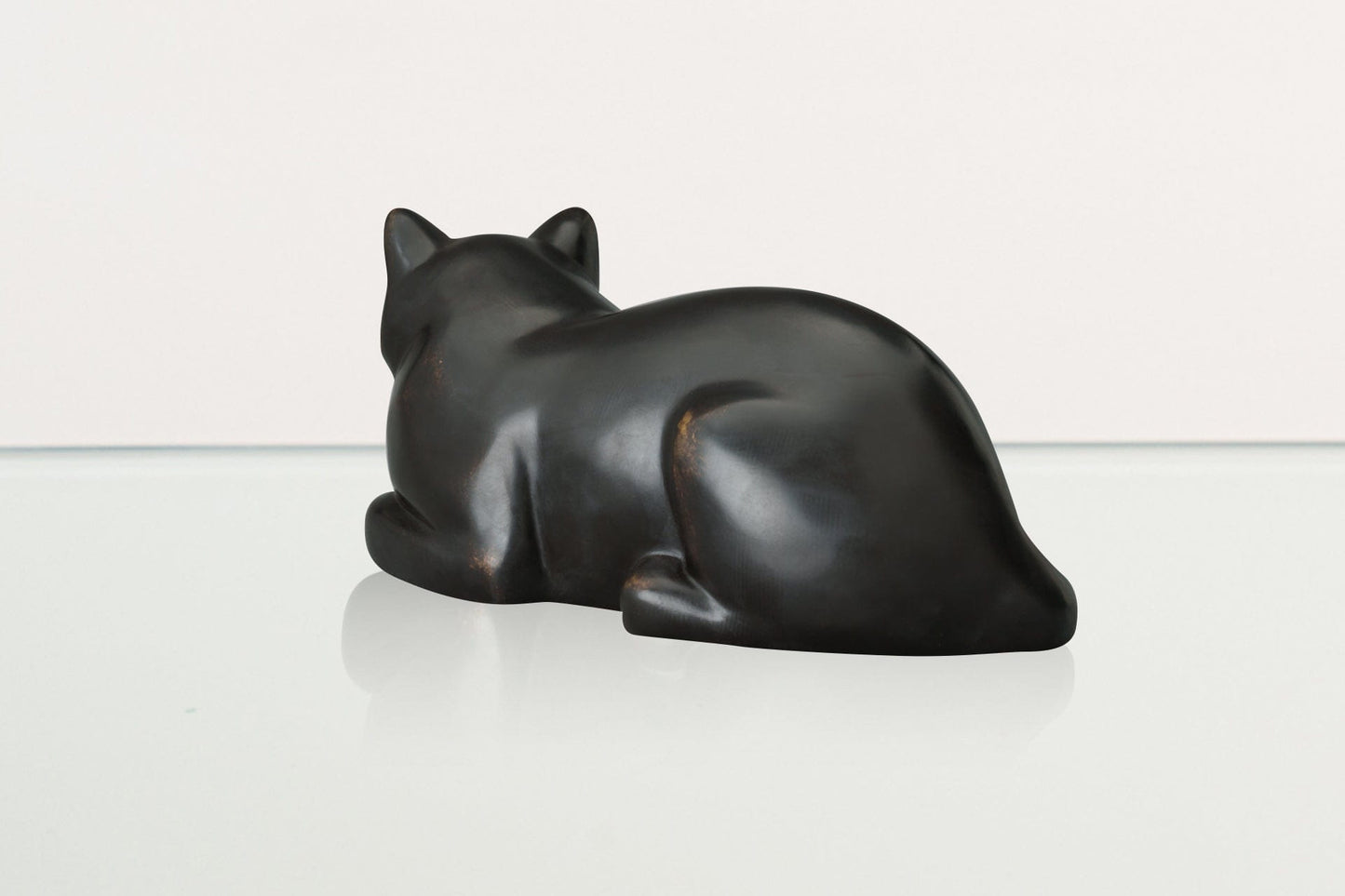 
                  
                    Pulvis Art Urns Pet Urn Cast Bronze Cat Urn "At Rest" | Dark Matte Patina | Cast Bronze Urn
                  
                