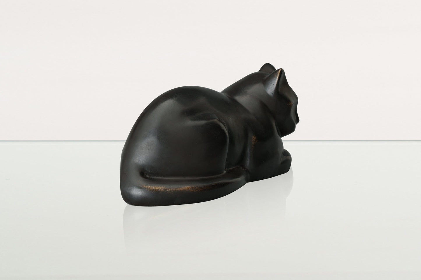 
                  
                    Pulvis Art Urns Pet Urn Cast Bronze Cat Urn "At Rest" | Dark Matte Patina | Cast Bronze Urn
                  
                